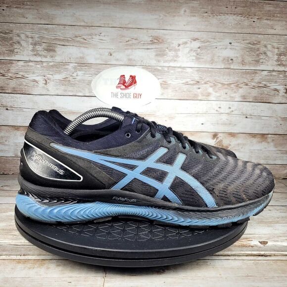 ASICS Gel-Nimbus 22 Men's Size 10.5 Black Running Shoes - Picture 1 of 12
